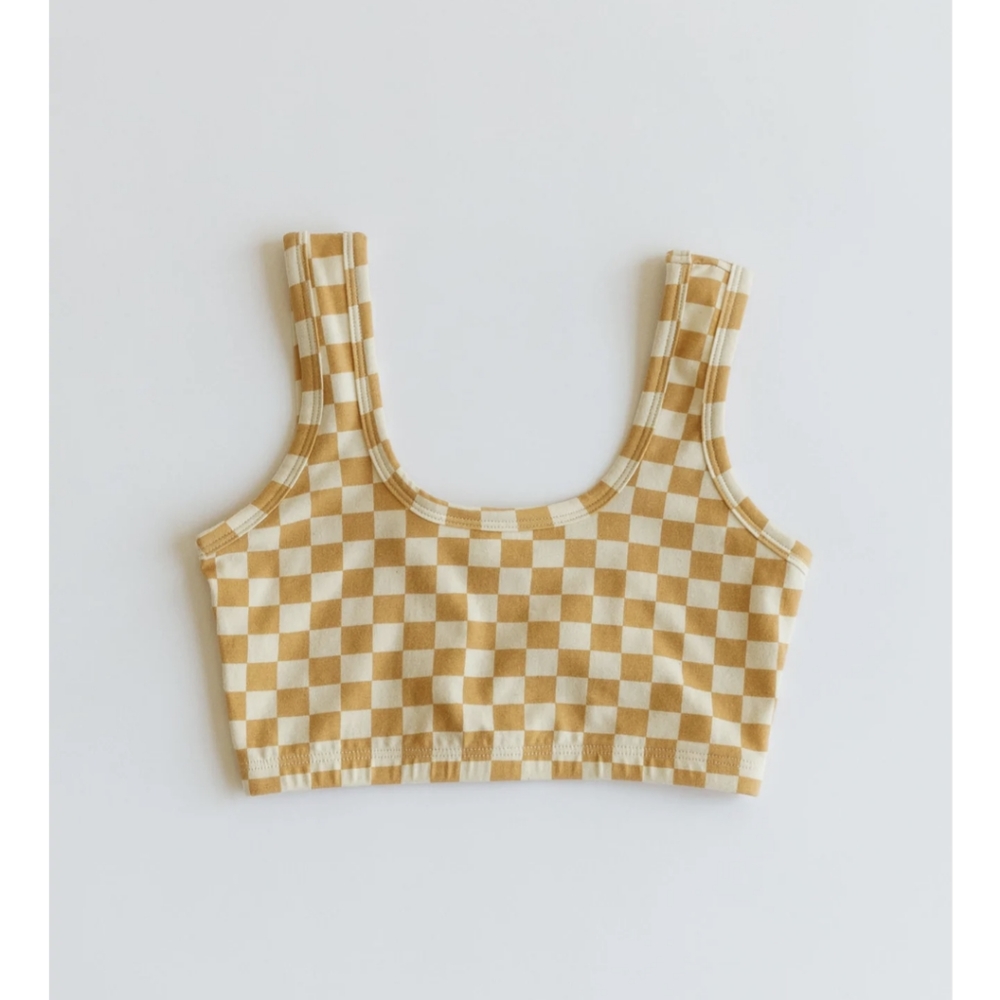 Arq Full Coverage Bra in Carrés